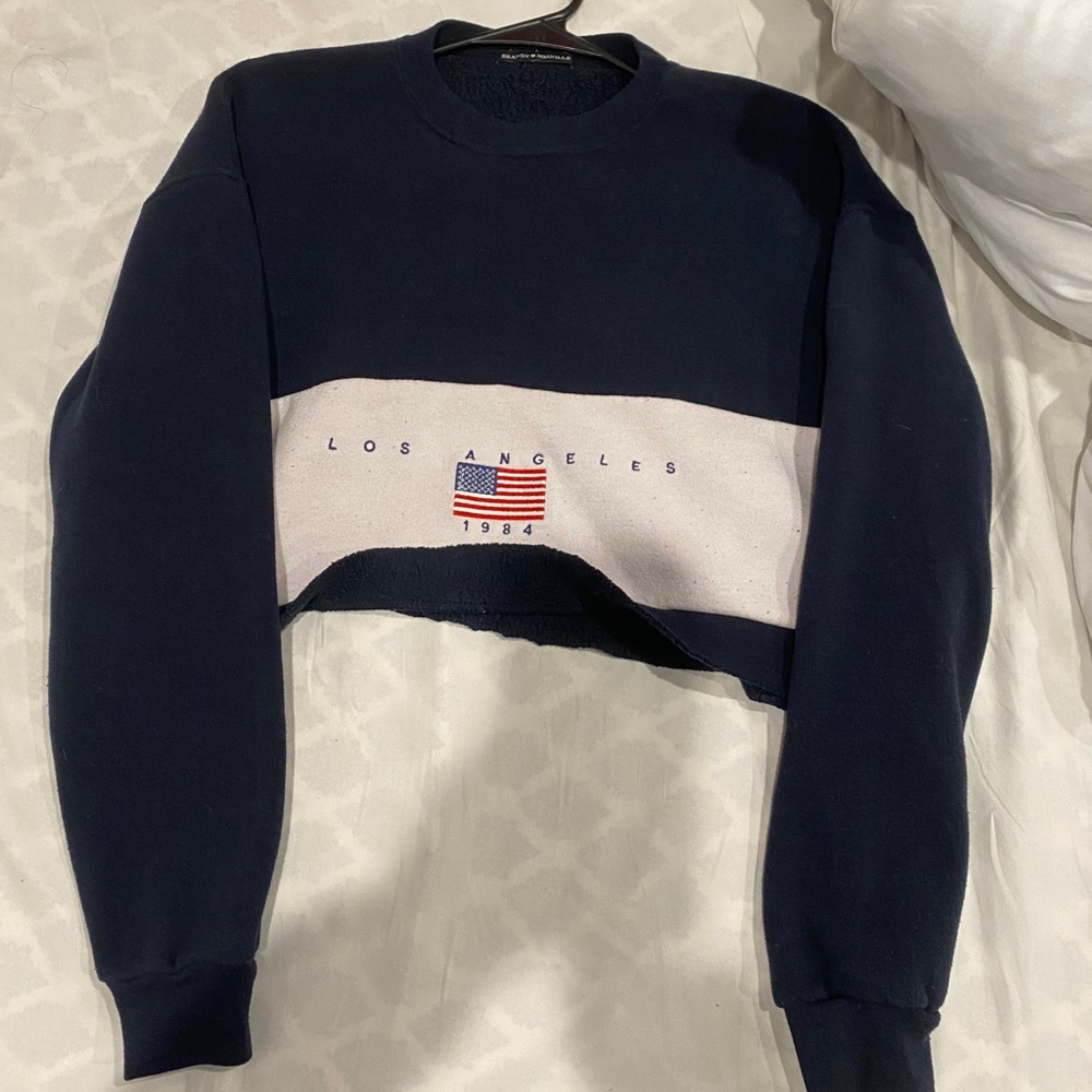 Los Angeles cropped crew neck